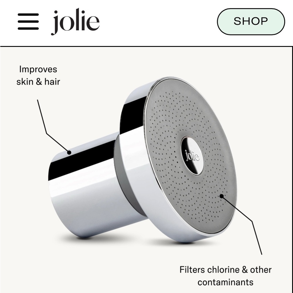 Jolie Showerhead - MODERN CHROME NEW IN BOX